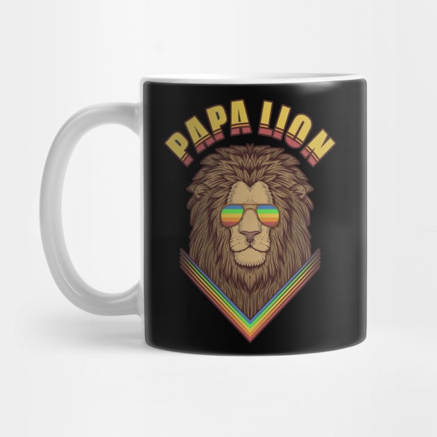 Papa Lion by puffstuff